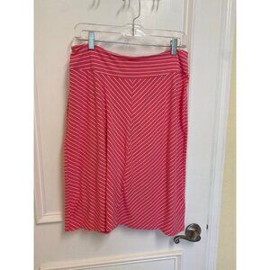 Columbia Pink White Stripe Omni Wick PFG Skirt size Medium